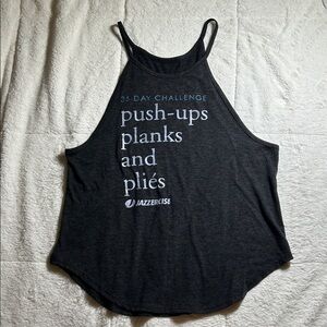 Jazzercise Graphic Workout Tank Top